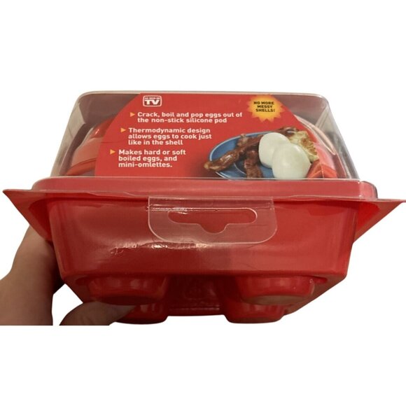 4 PACK- Egglettes Egg Cooker- Make Hard Boiled Without The Shell- NEW UNOPENED - Picture 2 of 2